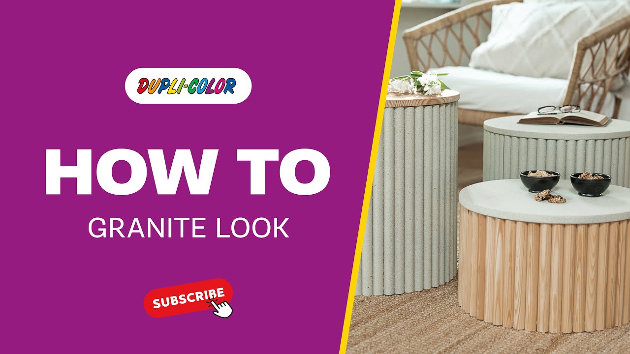 DUPLI-COLOR Steinoptik Spray | How to video GRANITE LOOK