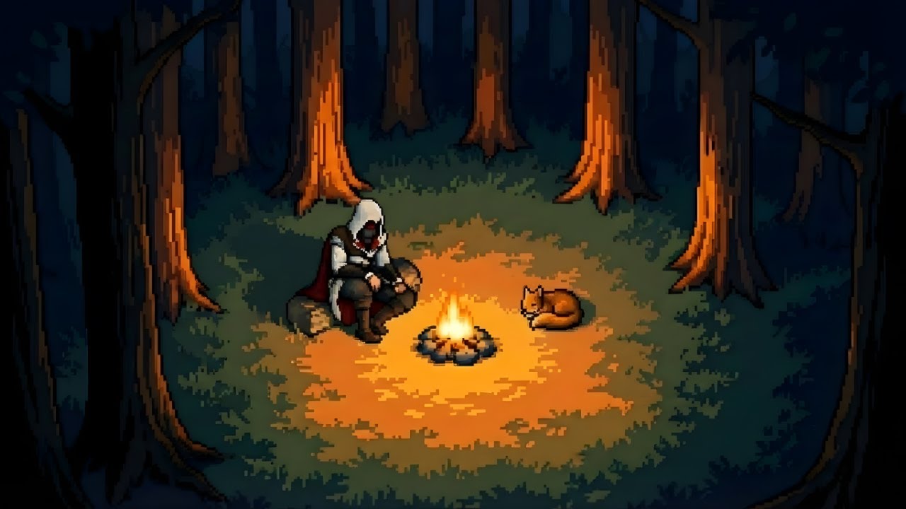 Just you and the campfire.. You deserve this