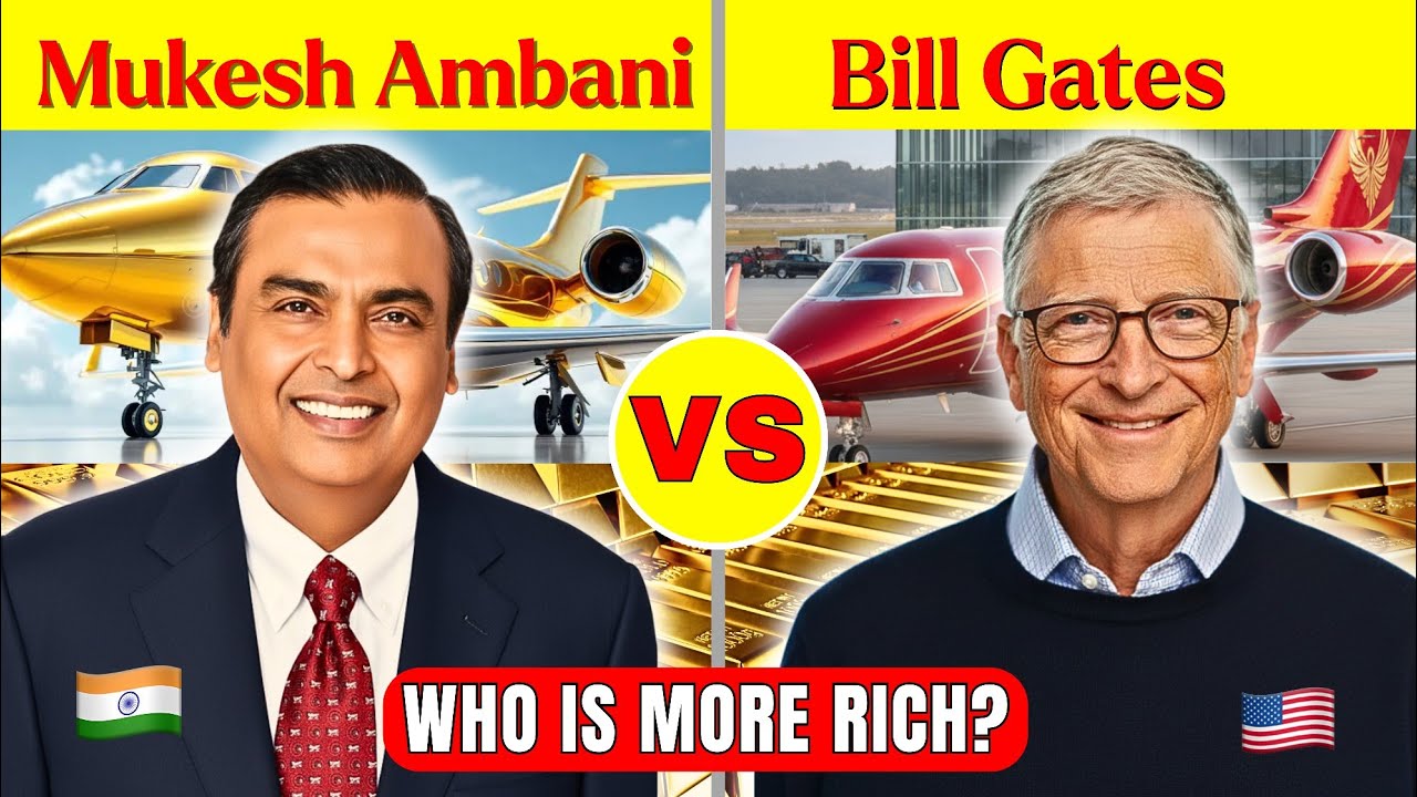 Mukesh Ambani VS Bill Gates, Lifestyle, Net worth, Car, Business, House