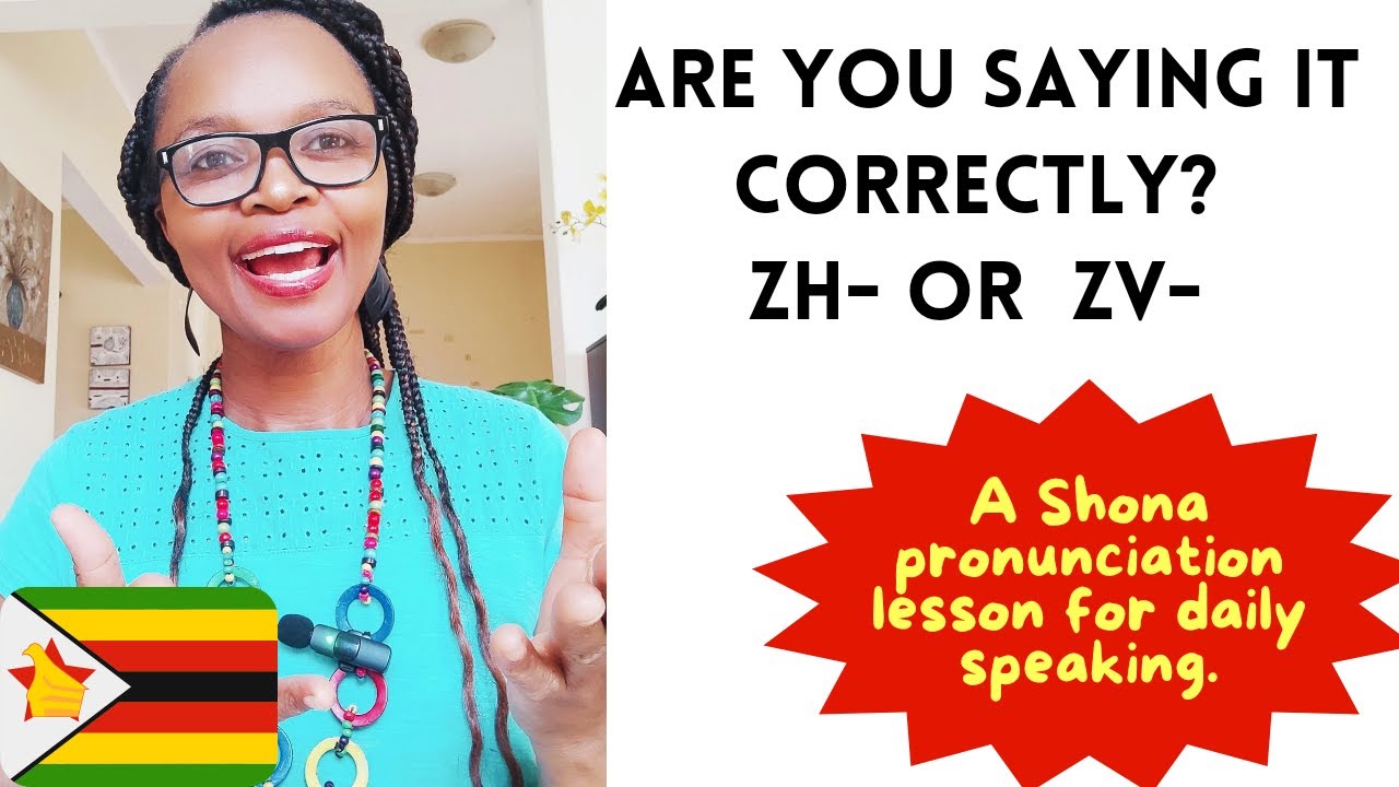 Shona Pronunciation Lesson for Daily Speaking-Shona Beginner Lessons