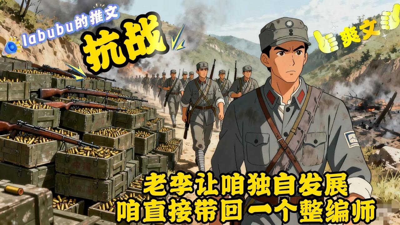 完结《抗战》穿越晋西北。 恰逢日军扫荡后，独立团元气大伤。 老李：老子给你一个排，带回来多少人，多少条枪，你小子自己看着办！ 苏杭等的就是这句话！ 我要回带回来一个整编师呢？#抗战#系统#开局