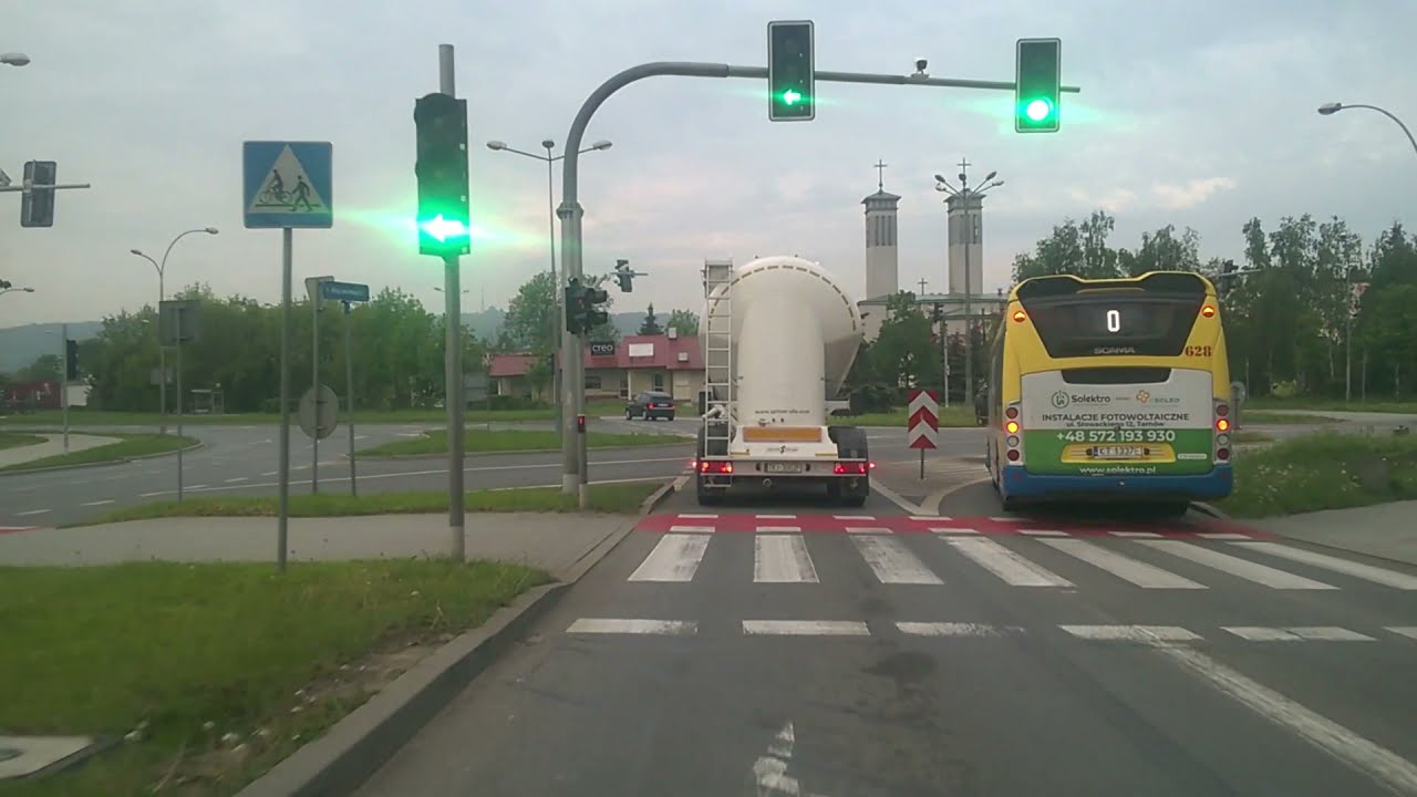 MPK Tarnów : Przejazd linią numer 12 na trasie : "Ablewicza " - Mościce przez Os.Kolejowe"