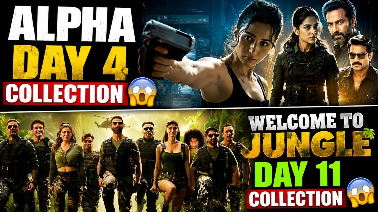 Alpha 4 Days Total Box Office Collection 😱 Welcome To The Jungle 11 Days Collection