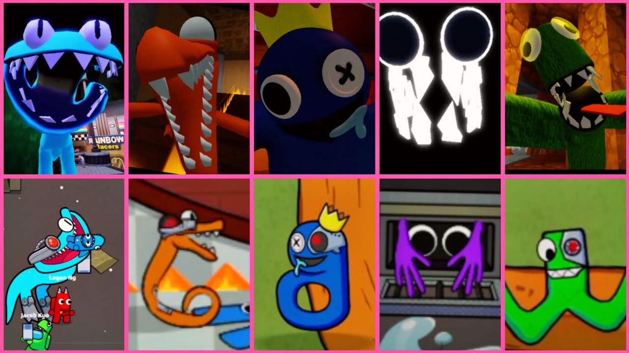 DON'T BLINK! Top 5 Rainbow Friends & Alphabet Lore Jumpscares 👀