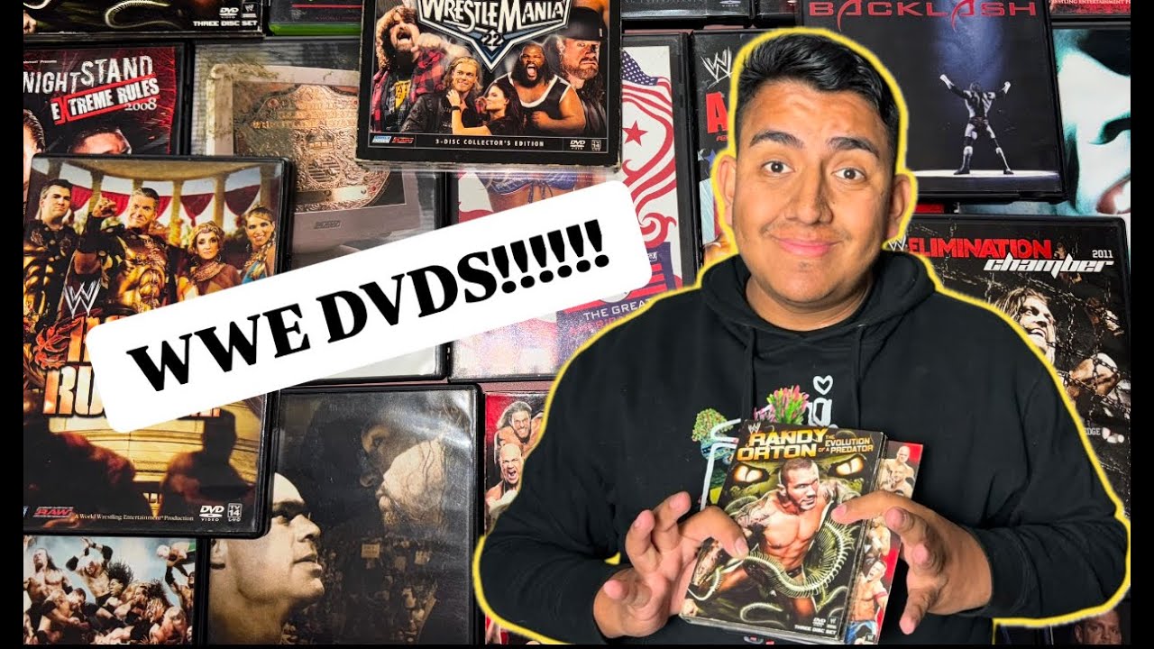 MY ENTIRE WWE DVD COLLECTION