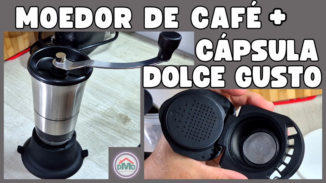 Moedor de Café Tramontina Inox + Cápsula Reutilizável Dolce Gusto