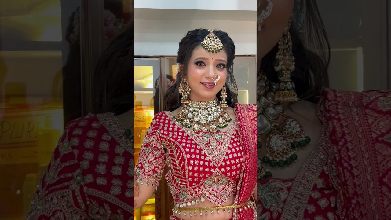 Lovely Makeup #bridal #wedding #indainbride #bridaldress #love #bridalmakeover #makeup