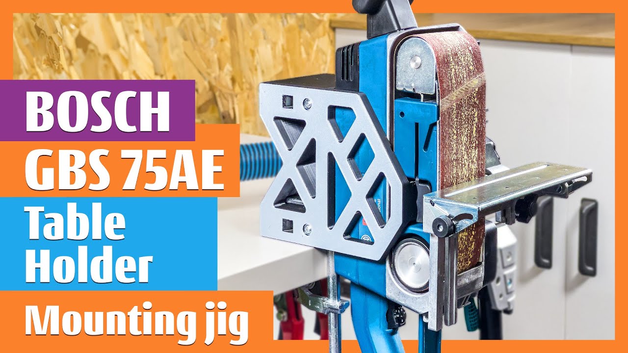 Multifunctional Table Holder Bracket Belt Sander Stationary use Bosch GBS 75  #boschtools #festool