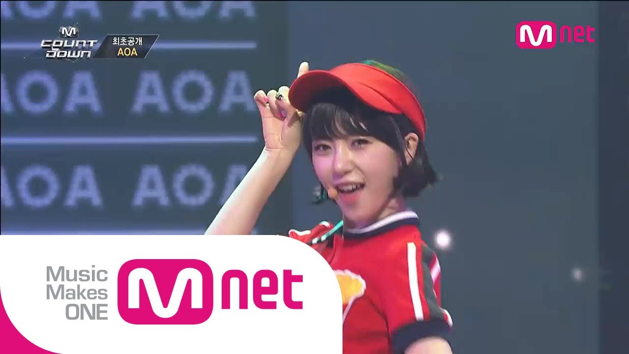 Mnet [엠카운트다운] Ep.381 : AOA - 단발머리(Short Hair) + Fantasy @M COUNTDOWN_140619