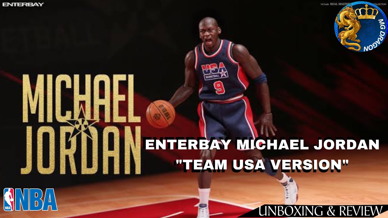 Enterbay Michael Jordan (1992 Dream Team USA Version) Unboxing and Review