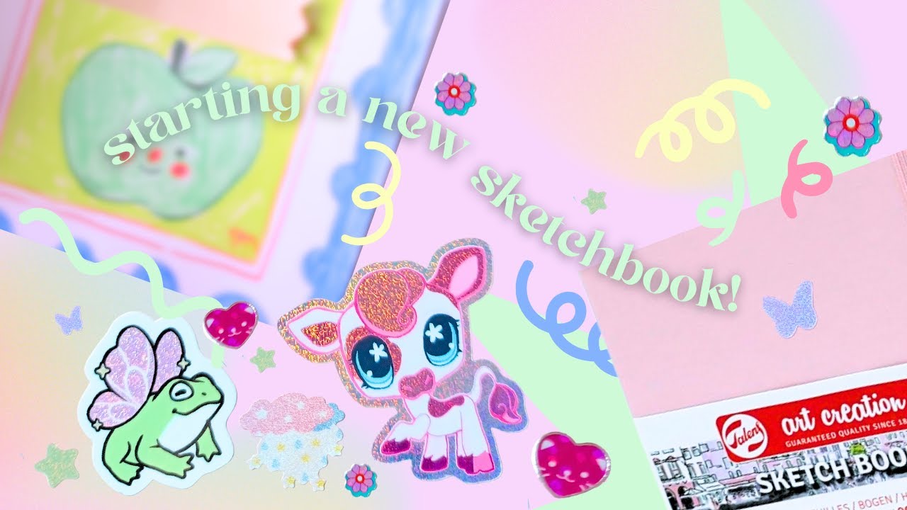 starting a new sketchbook | Royal Talens art creation sketchbook