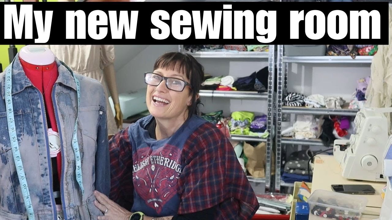 Setting up my new sewing room