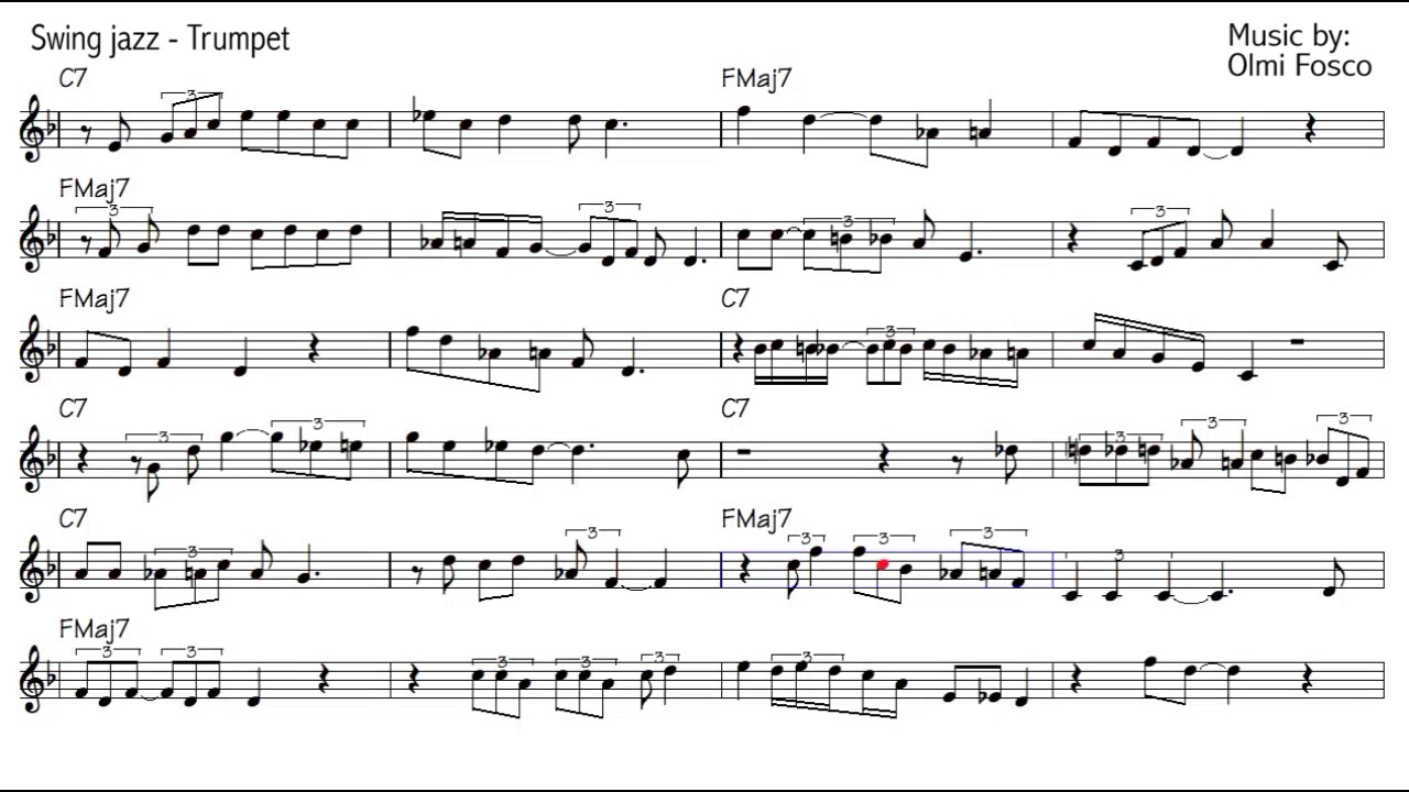 Trumpet jazz Improvisation lesson - Beginner Level - 