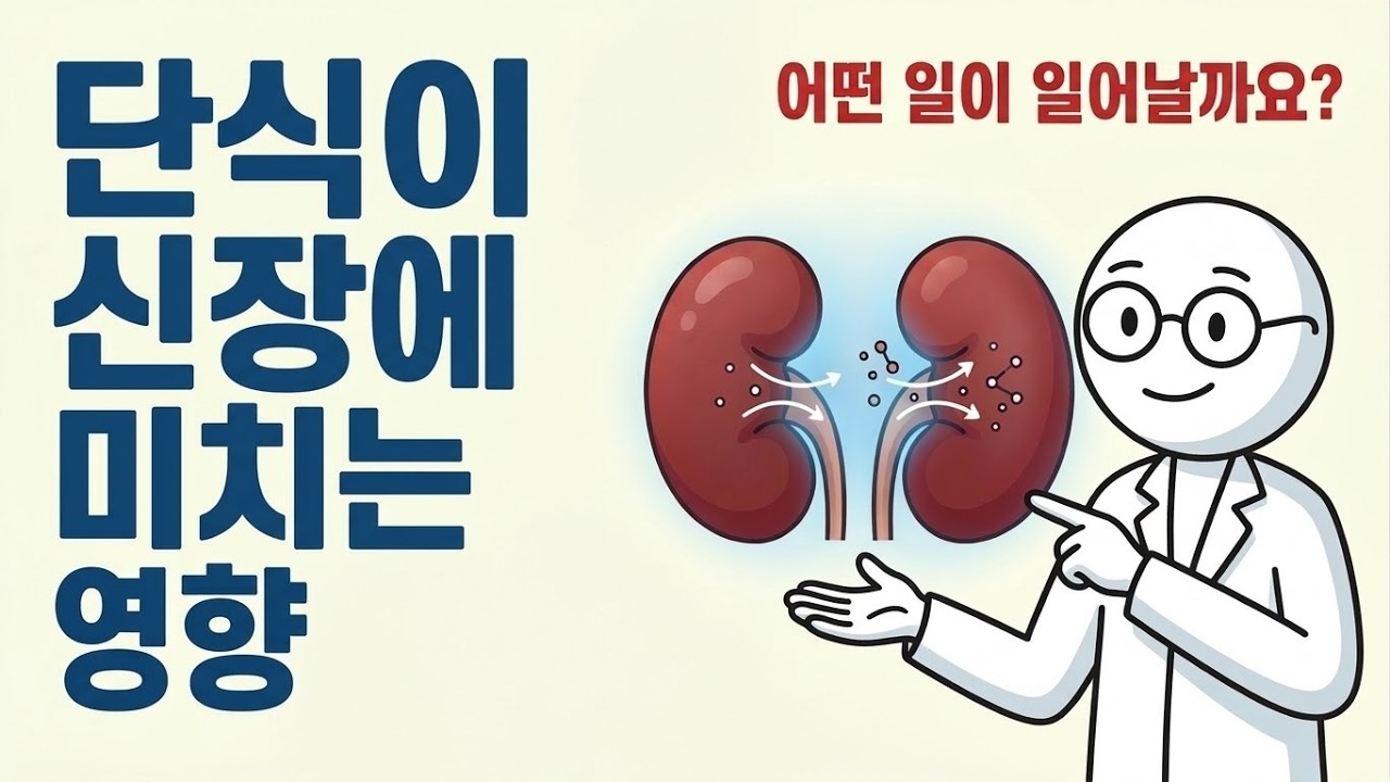 과학적 설명: 간헐적 단식을 하면 신장에 어떤 변화가 생길까요?