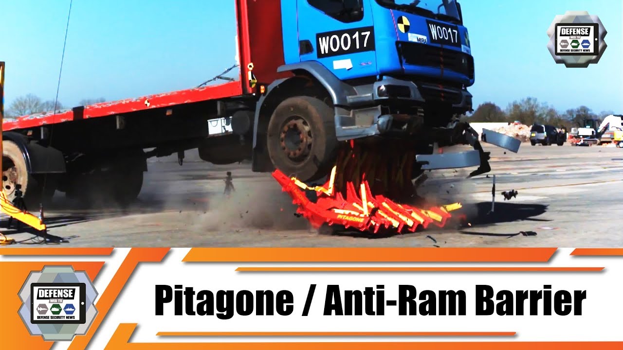 Review Pitagone Counter-Terrorism security solutions and products anti-ram mobile barrier Belgium
