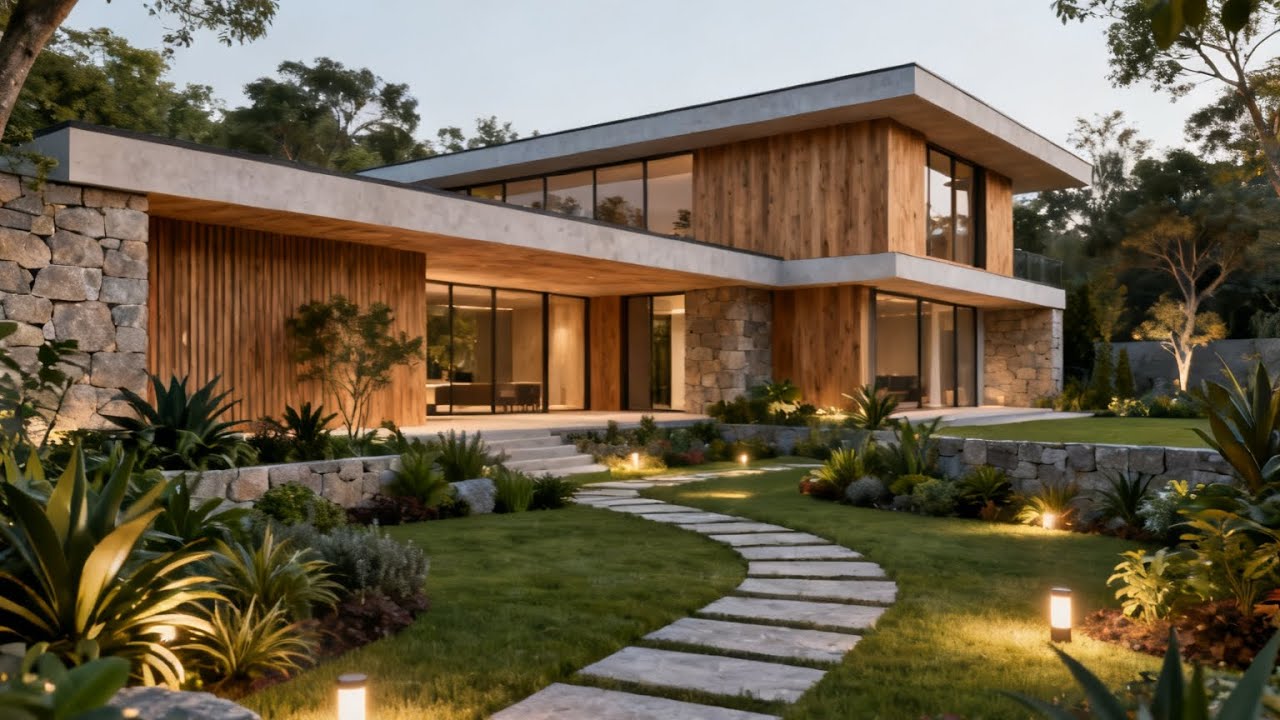 ide design villa minimalis terbaru | latest minimalist villa design ideas