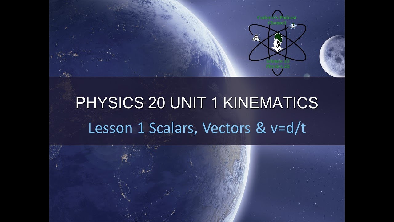 Physics 20 Kinematics Lesson 1 Scalars and Vectors