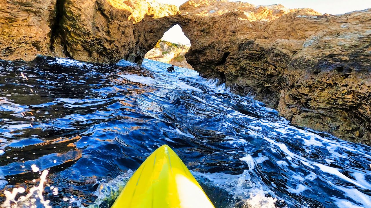 Cave Exploring Prone Paddling & Surfing | VESL Prone Paddleboard