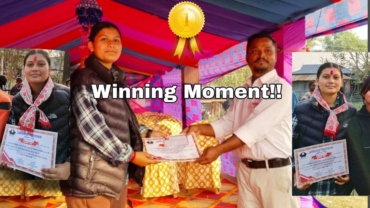 Online speech compitition winner // vaka diwas// bagan// 