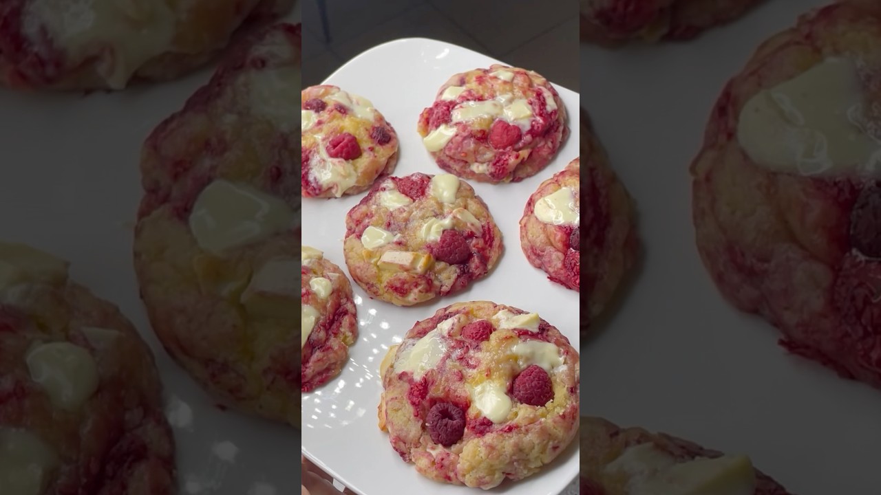 COOKIES FRAMBOISE CHOCOLAT BLANC