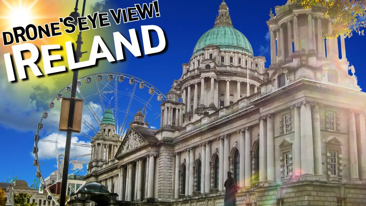 Emerald Elegance: Aerial 4K Drone Footage Tour | Ireland's Verdant Landscapes & Coastal Charms🍀🇮🇪