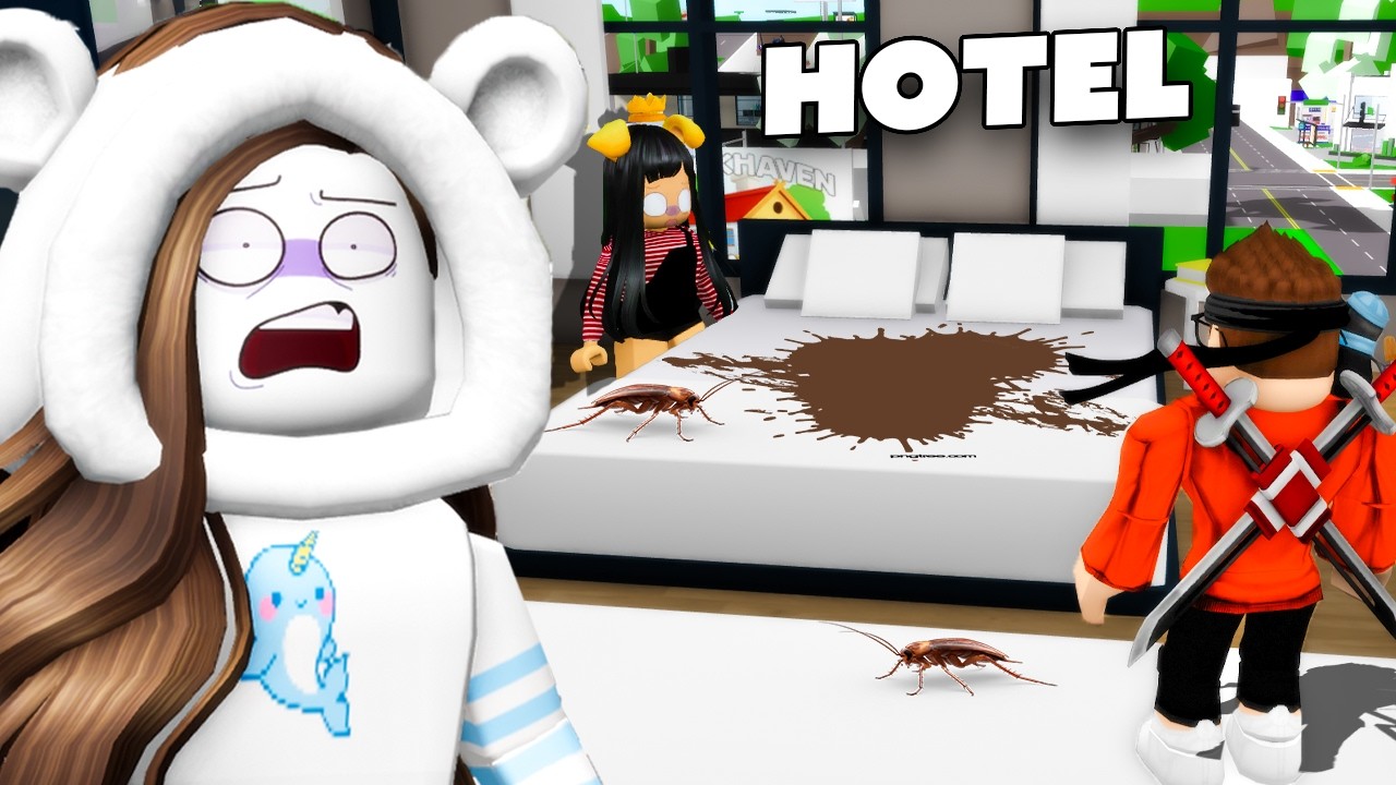 ROBY LORE E JENNY PROVANO I PEGGIORI HOTEL DI BROOKHAVEN ROBLOX!