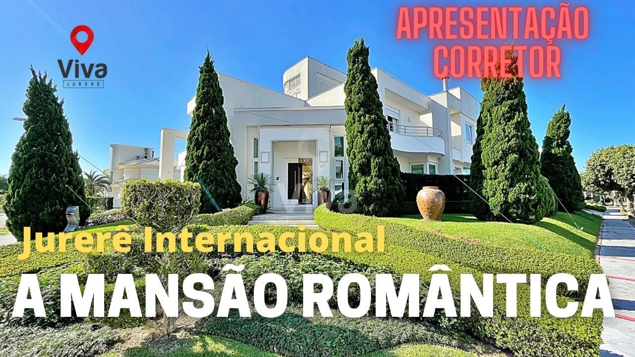 Mansão à VENDA em JURERÊ INTERNACIONAL, romântica, bem construída vivajurere.com - Imóveis em Jurerê