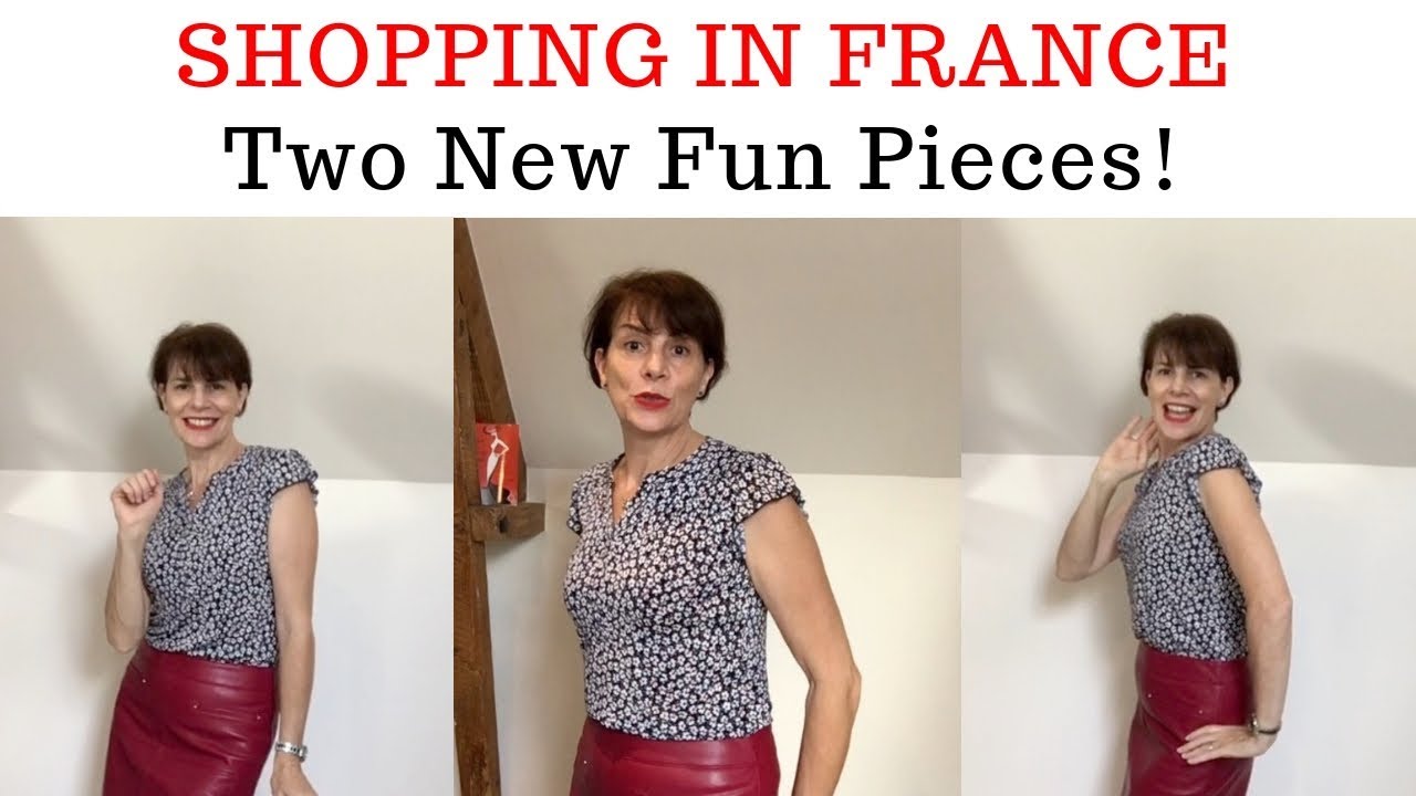 SHOPPING IN FRANCE  2 NEW FUN PIECES AND OUTFITS
