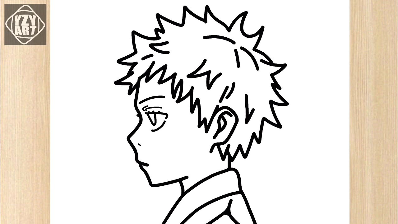 Как нарисовать Кида Годзё Сатору (Jujutsu Kaisen) шаг за шагом || Простой рисунок Кида Годзё || Л...