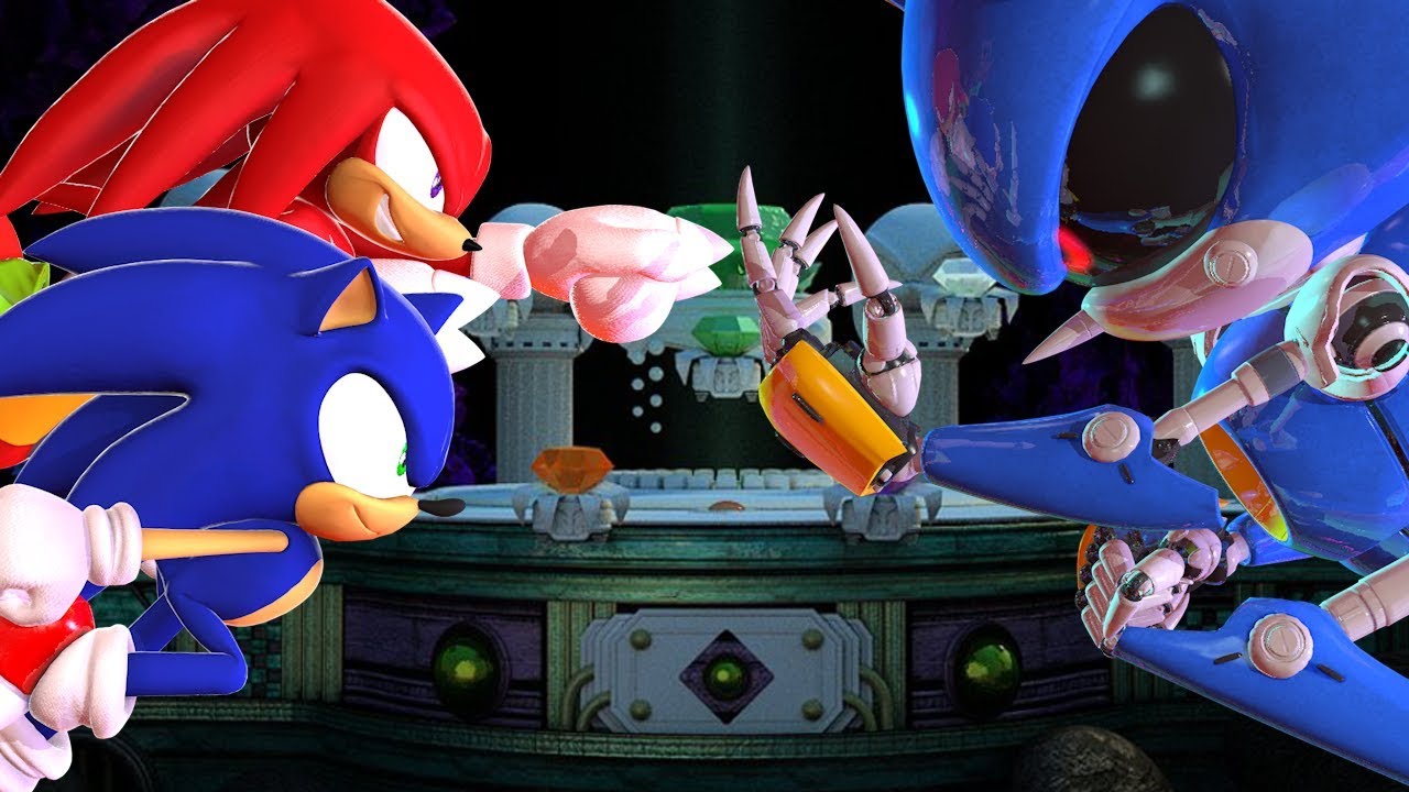 [Project M X] Part 2: Vs. Metal Sonic (3D Sonic Animation)