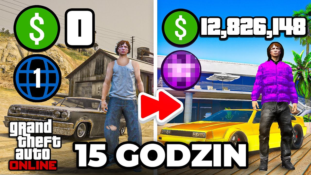 SPĘDZIŁEM 15 GODZIN w GTA Online Grając od ZERA! (ODC. 3)