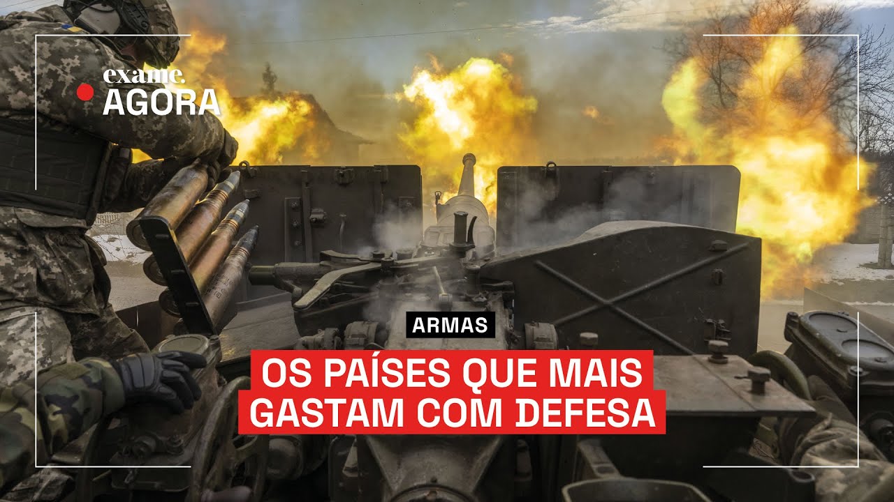 Os pa&iacute;ses com maior gasto militar em 2022