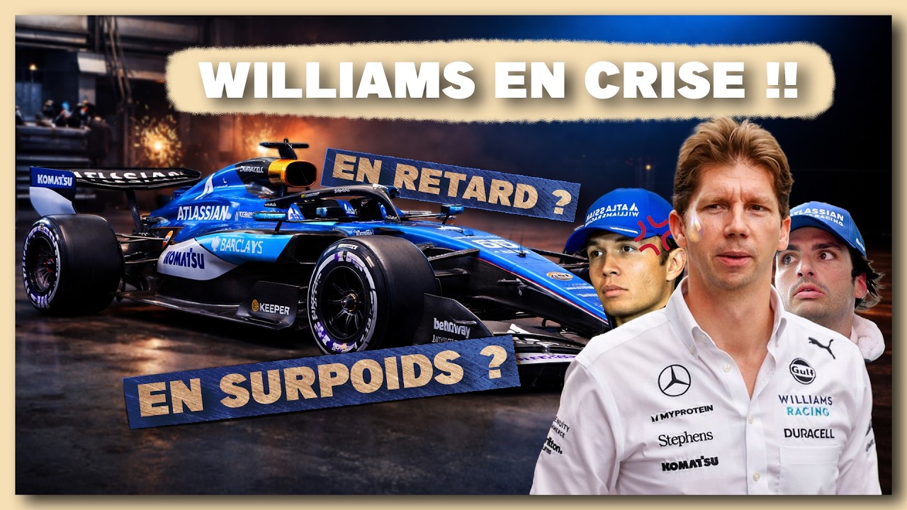 WILLIAMS EN RETARD : POURQUOI C'EST INQUIETANT !? (Rediffusion live)