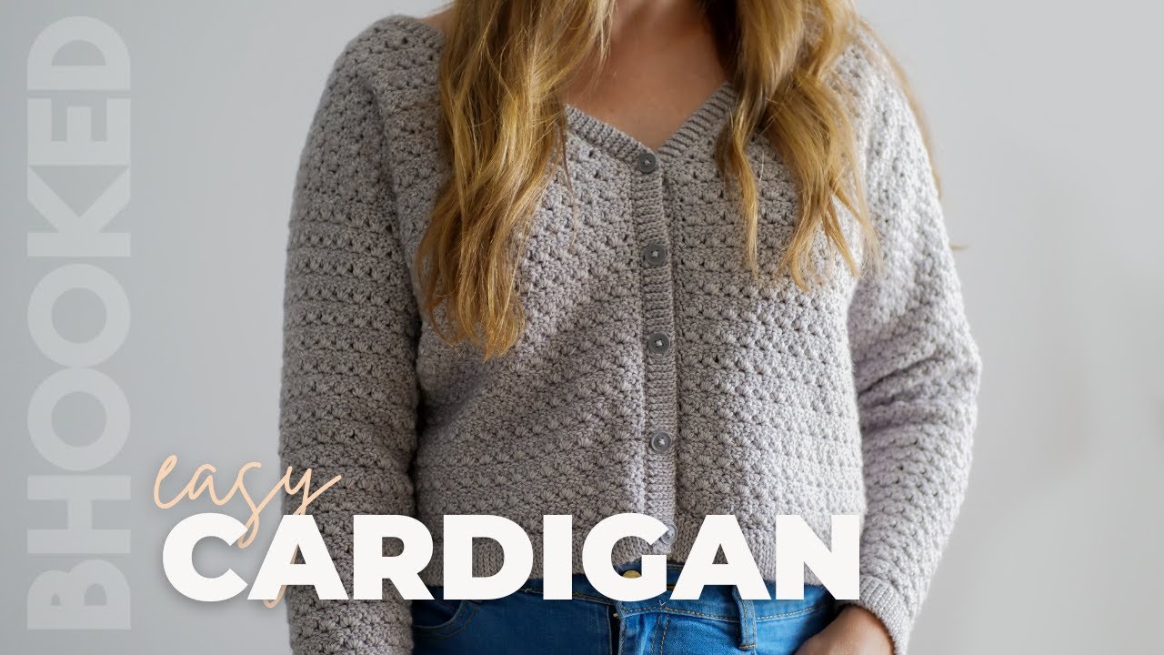 How to Crochet Your First Cardigan!