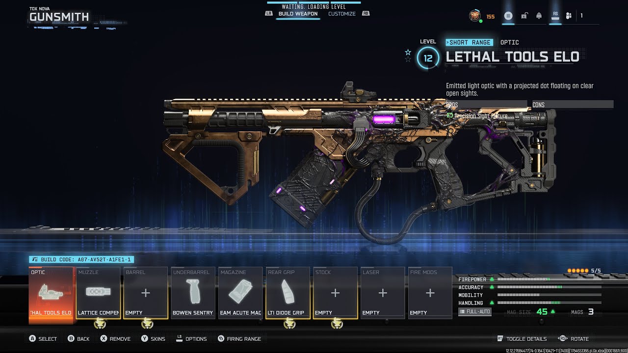 CoD BO7 Black Ops 7 & Warzone - Blueprint - Assault Rifle - EGRT-17 - Tox Nova - Weapon Inspect
