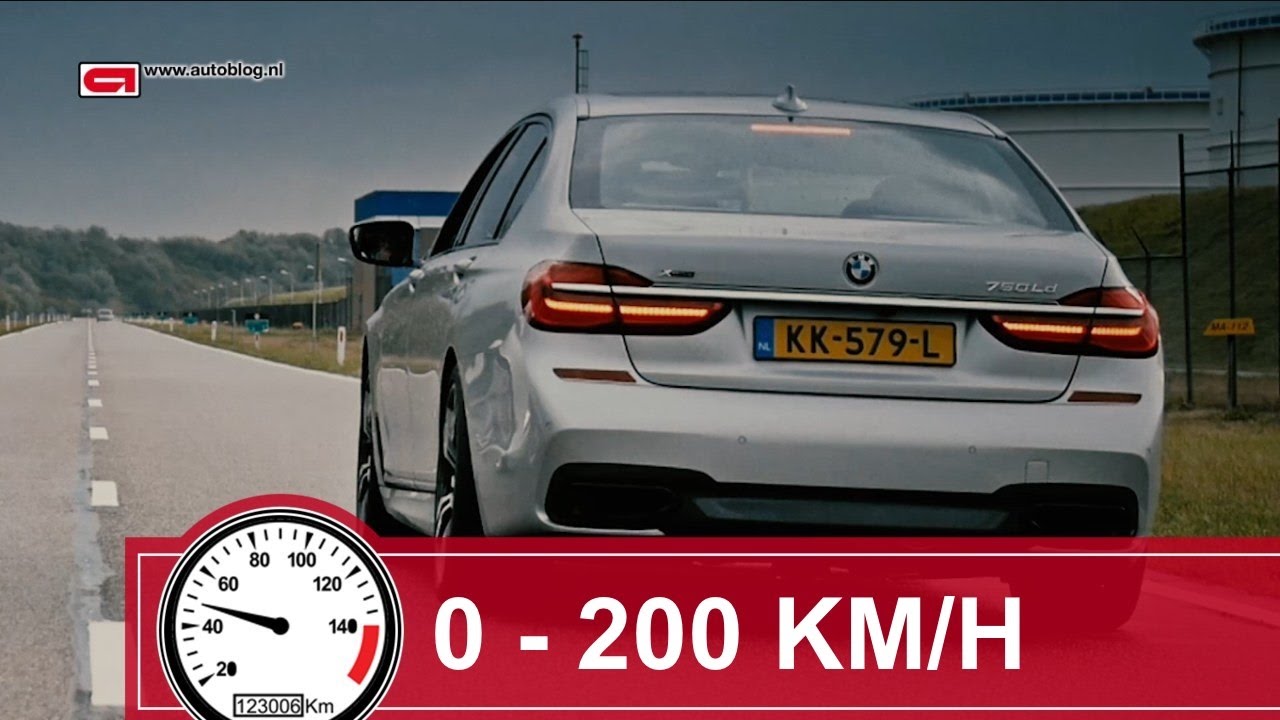 BMW 750Ld xDrive acceleration test