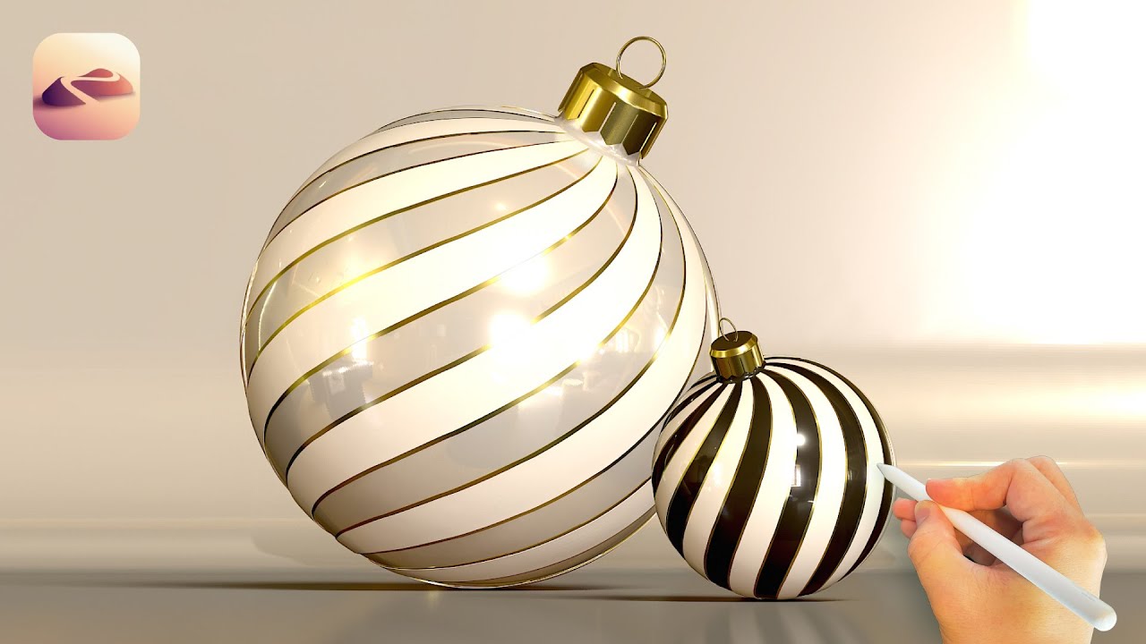 Nomad Sculpt ｜ How to Make a 3D Christmas Ornament