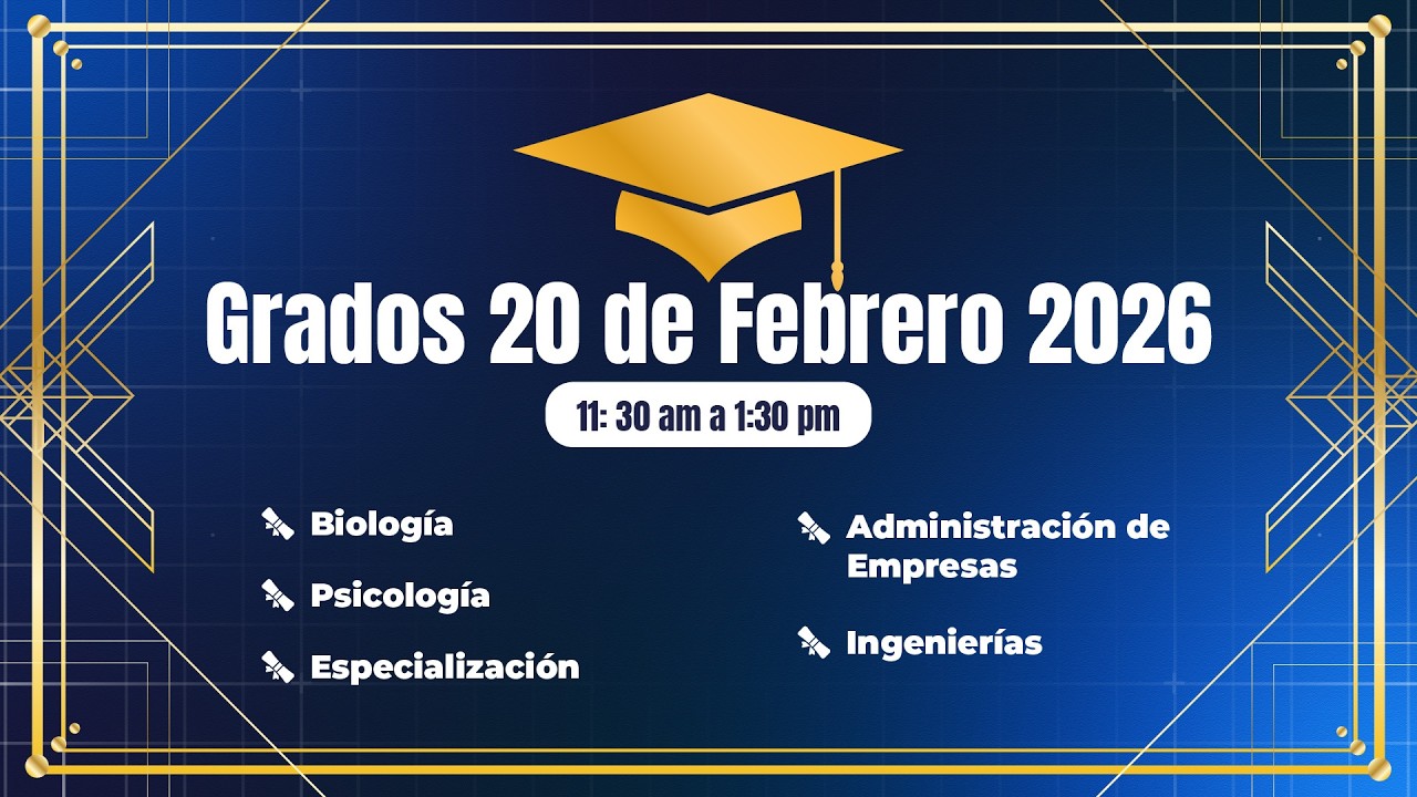 Ceremonia de grado 20 de febrero 2026 11:30