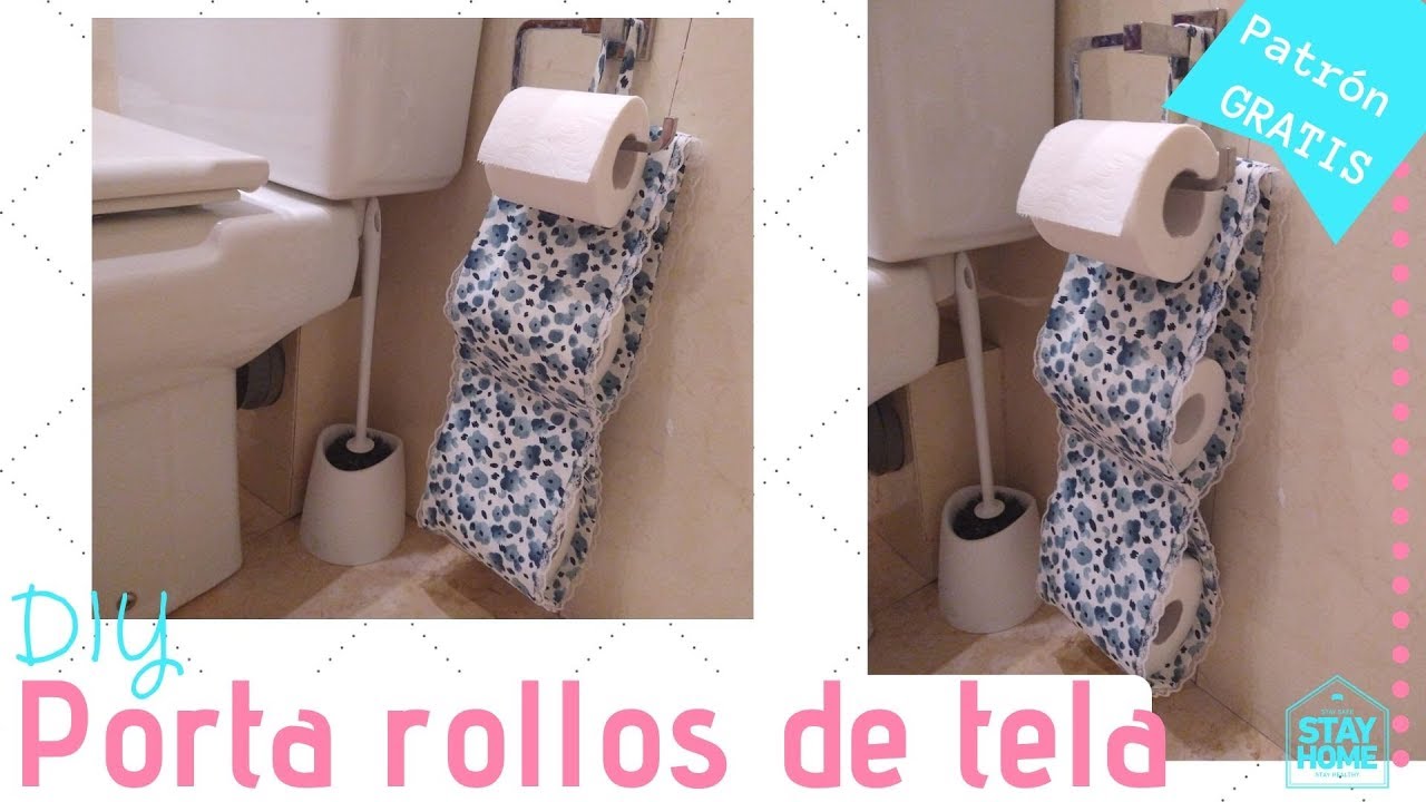 Cómo hacer porta rollos de tela | DIY tutorial COSTURA FREE patterns