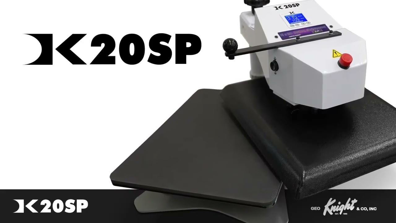 Geo Knight DK20SP | 16×20 Air Operated Swing Away Heat Press
