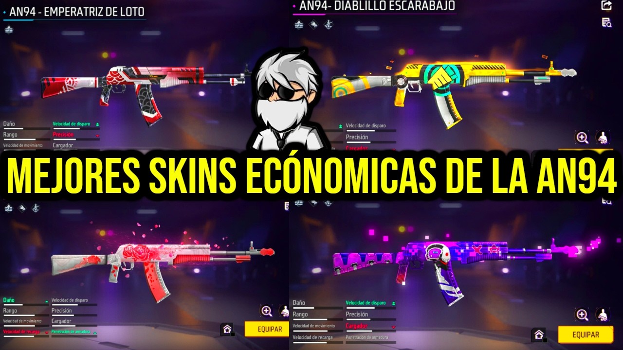 SKINS ECÓNOMICAS DE LA AN94 PARA PEGAR DURO  | SHADOWGAMES