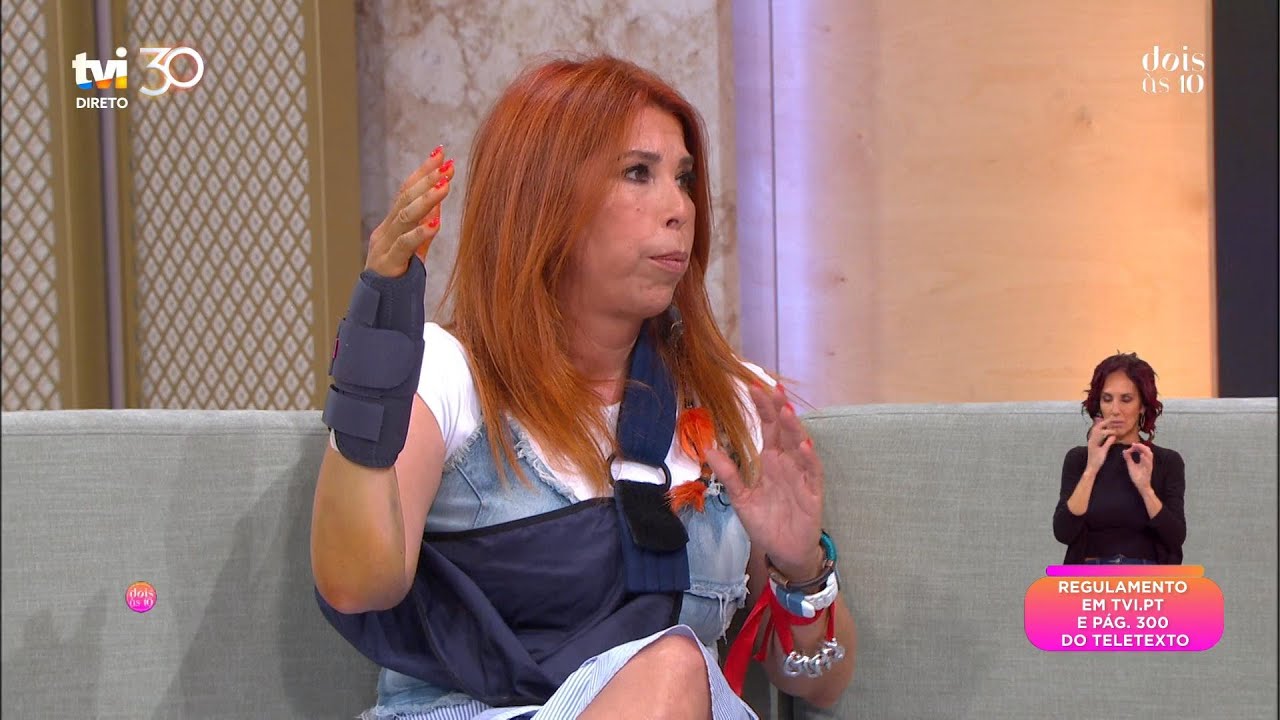 Sónia Costa em pânico após queda em palco: «Estava aos gritos, vi o meu braço voltado ao contrário»