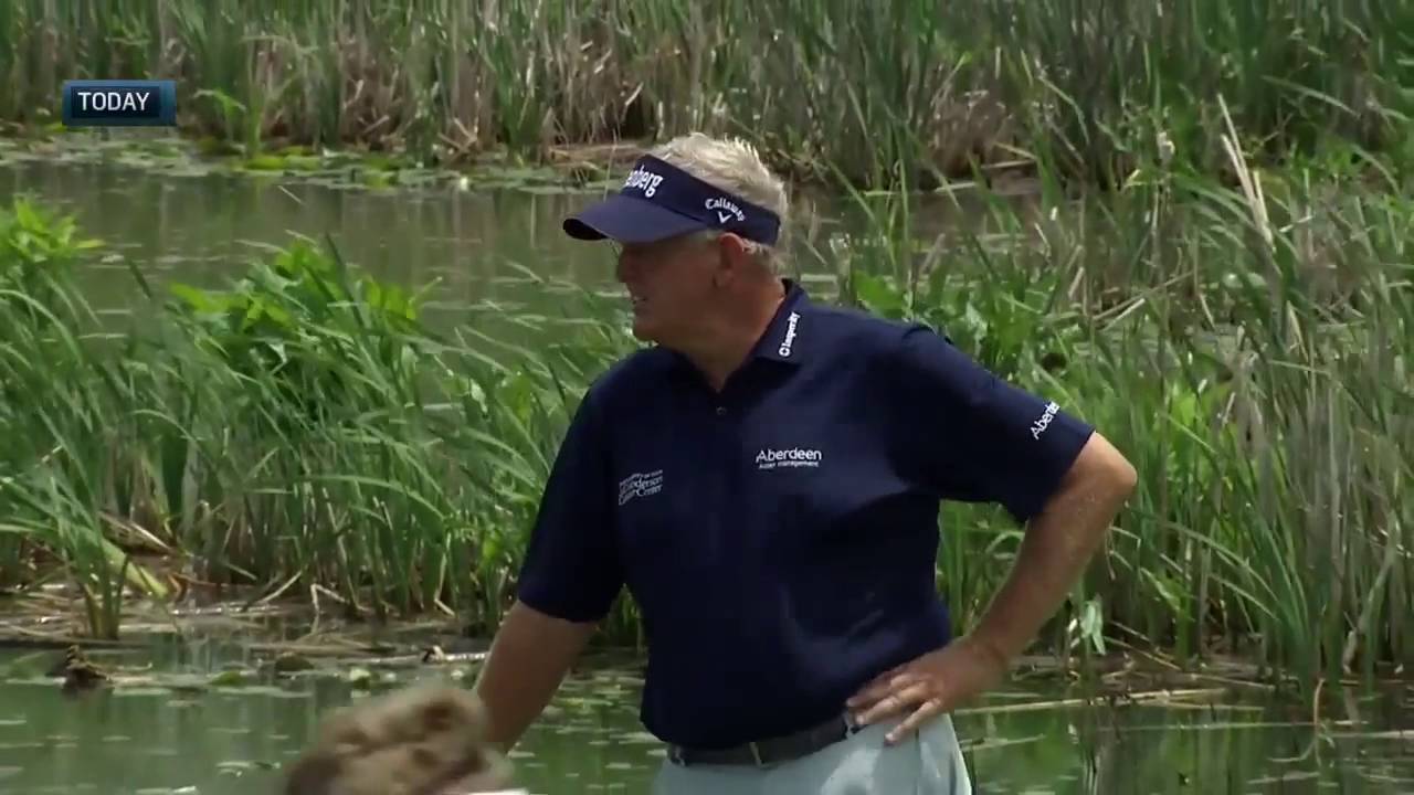 Colin Montgomerie & Bernhard Langer Clash Over Style of Play | 2016 Senior PGA Championship