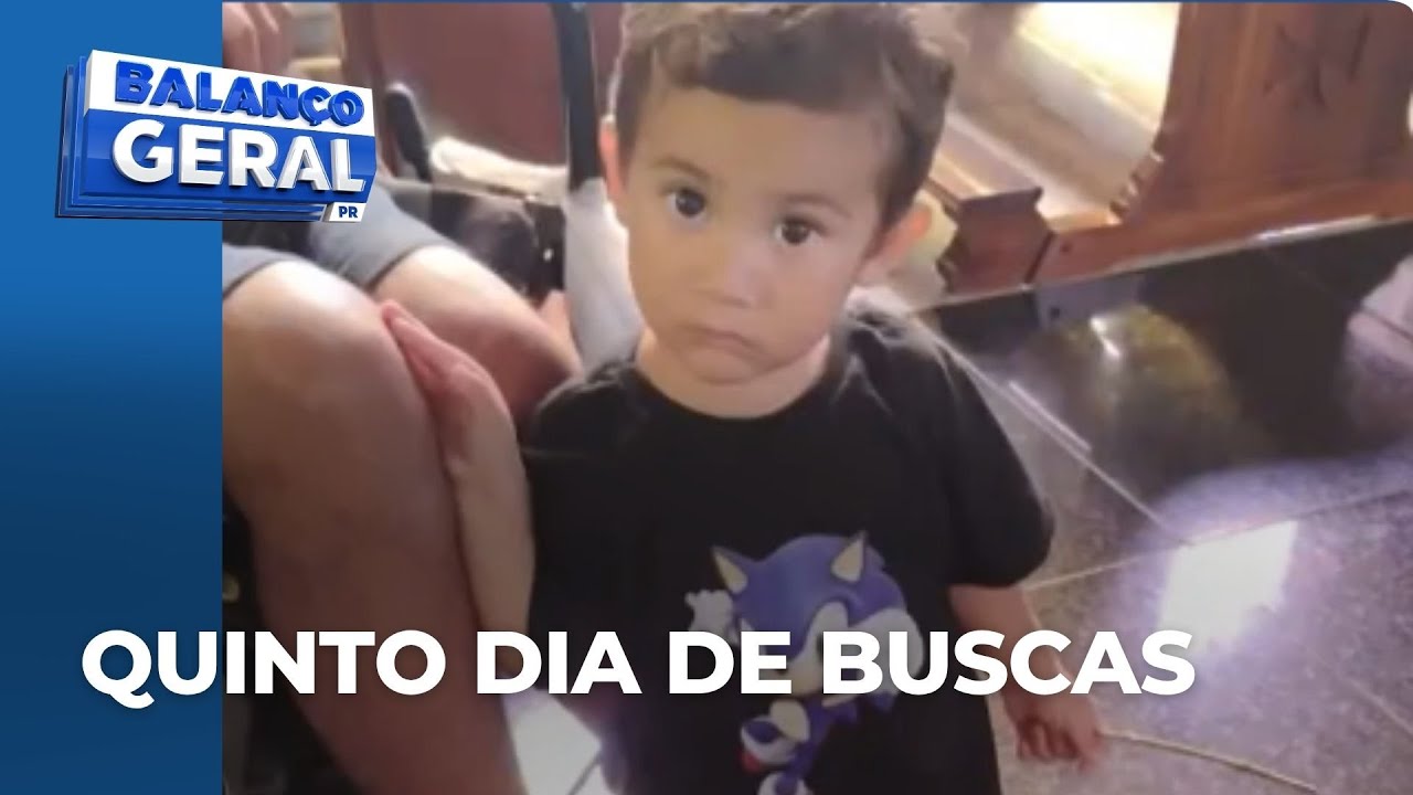 Quinto dia de buscas e muitas hipóteses; testemunha diz que menino brincando sozinho na rua
