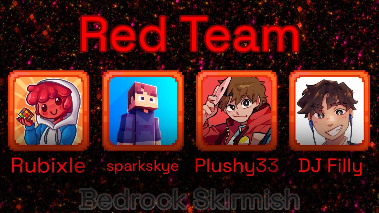 Minecraft Bedrockers playing Java? | Bedrock Skirmish Red Team