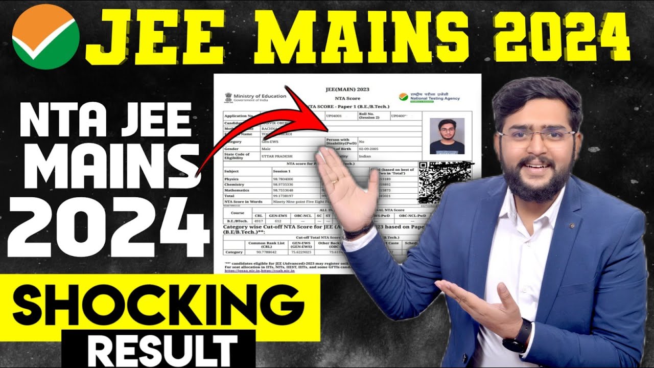 JEE Main 2024 Result | Jee main latest update | Percentile vs college |  Jee main 2024 counselling