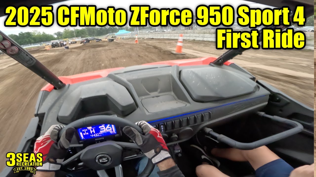 First Ride in the 2025 CFMoto ZForce 950 Sport 4 (4 Seater) UTV from the Dealer Meeting!