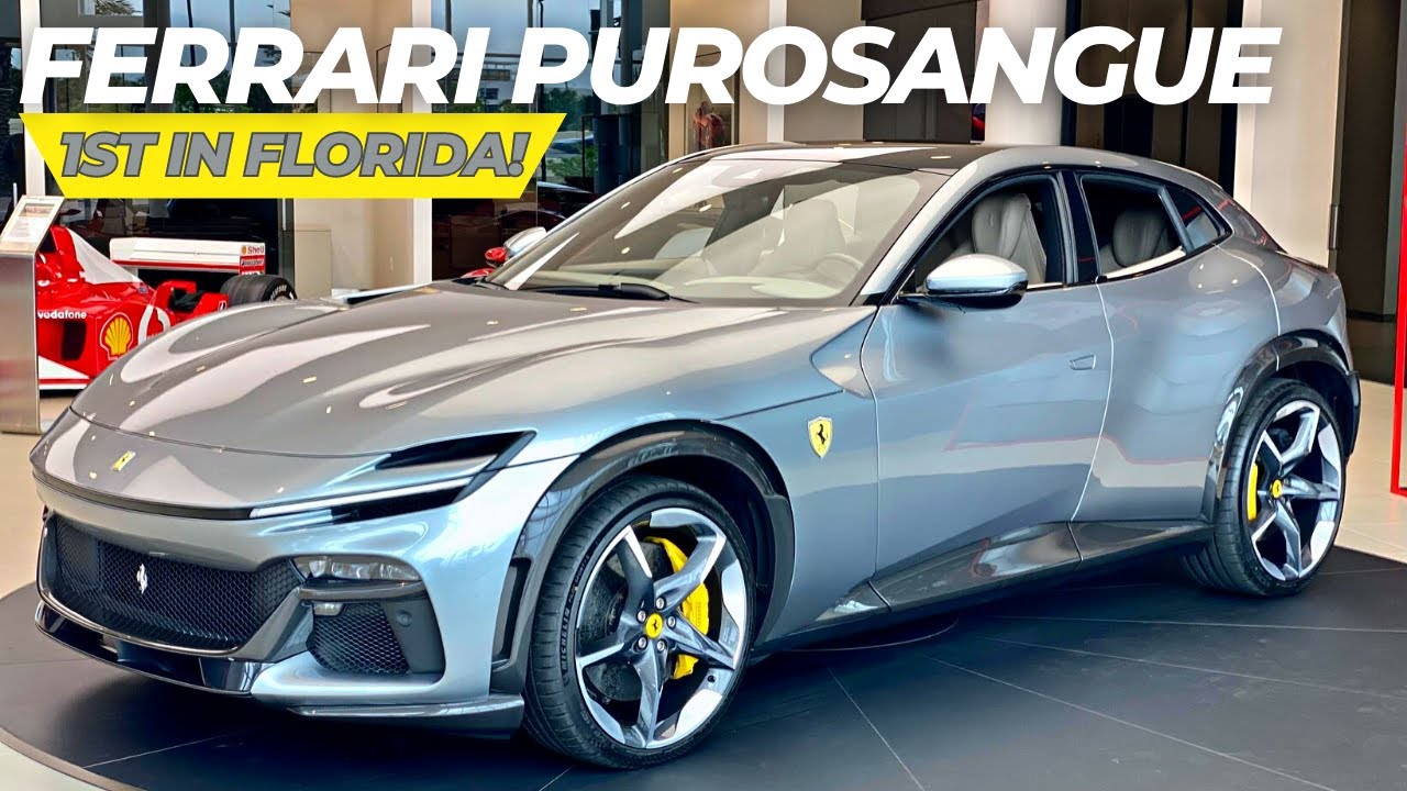 The First Ferrari Purosangue Has Arrived In Florida and Its NOT An SUV