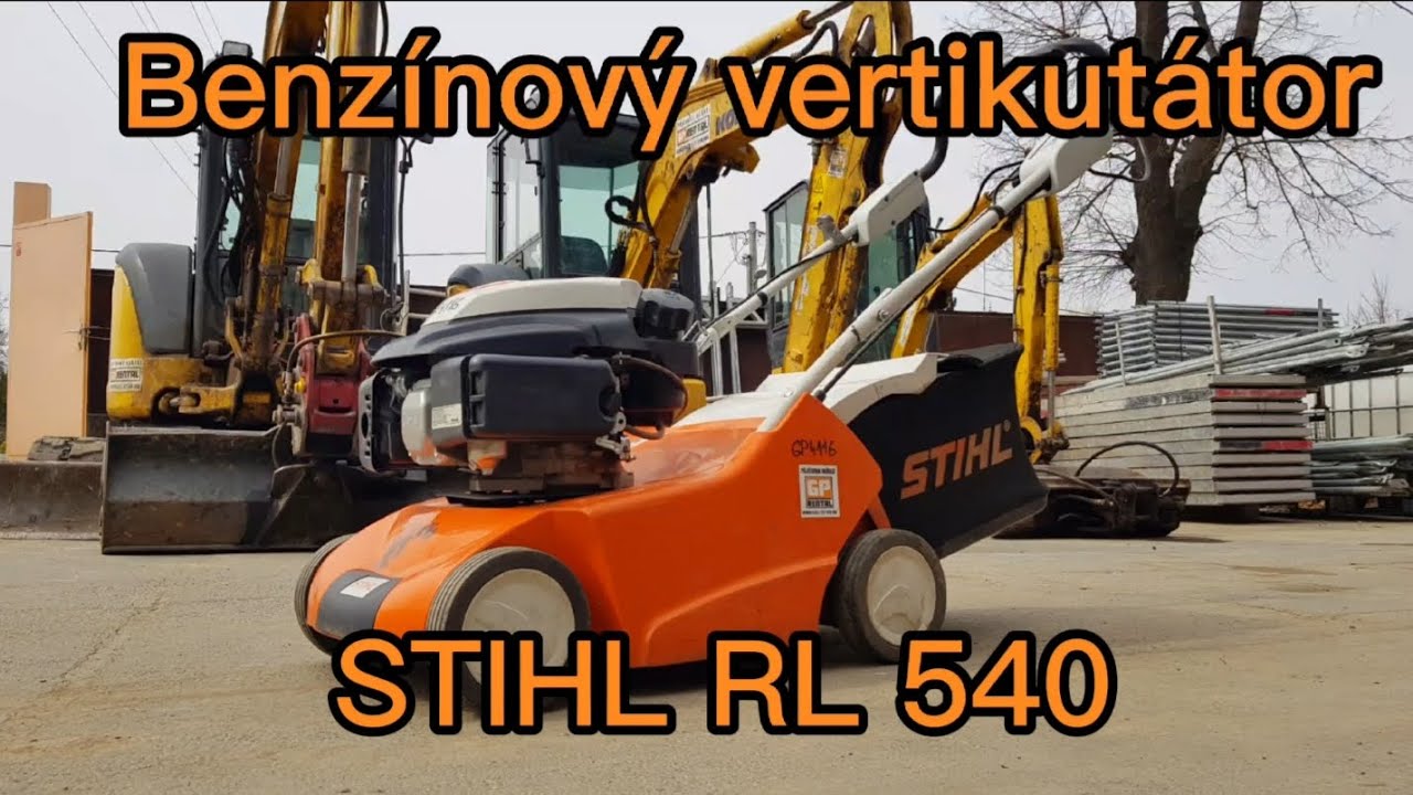 STIHL RL 540 Vertikut&aacute;tor / provzdu&scaron;ňovač #stihl #vertikutator #vertikutace