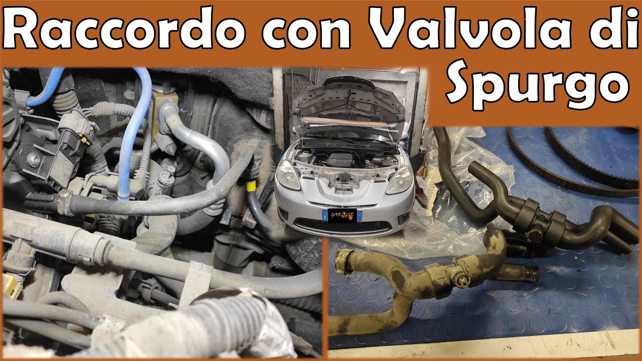 Sostituzione VALVOLA DI SFIATO e RACCORDO MANICOTTI del Circuito di Raffreddamento - YPSILON 1.2